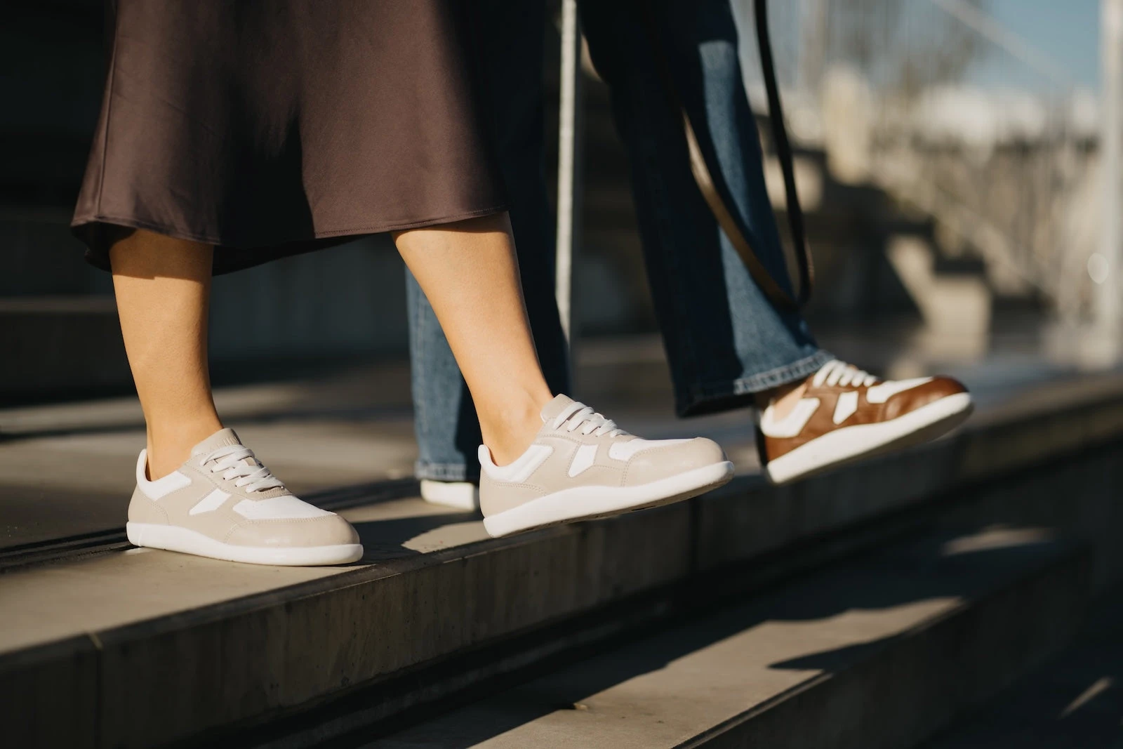Кроссовки Ahinsa Yuva Barefoot — бежевый и белый, фото 15
