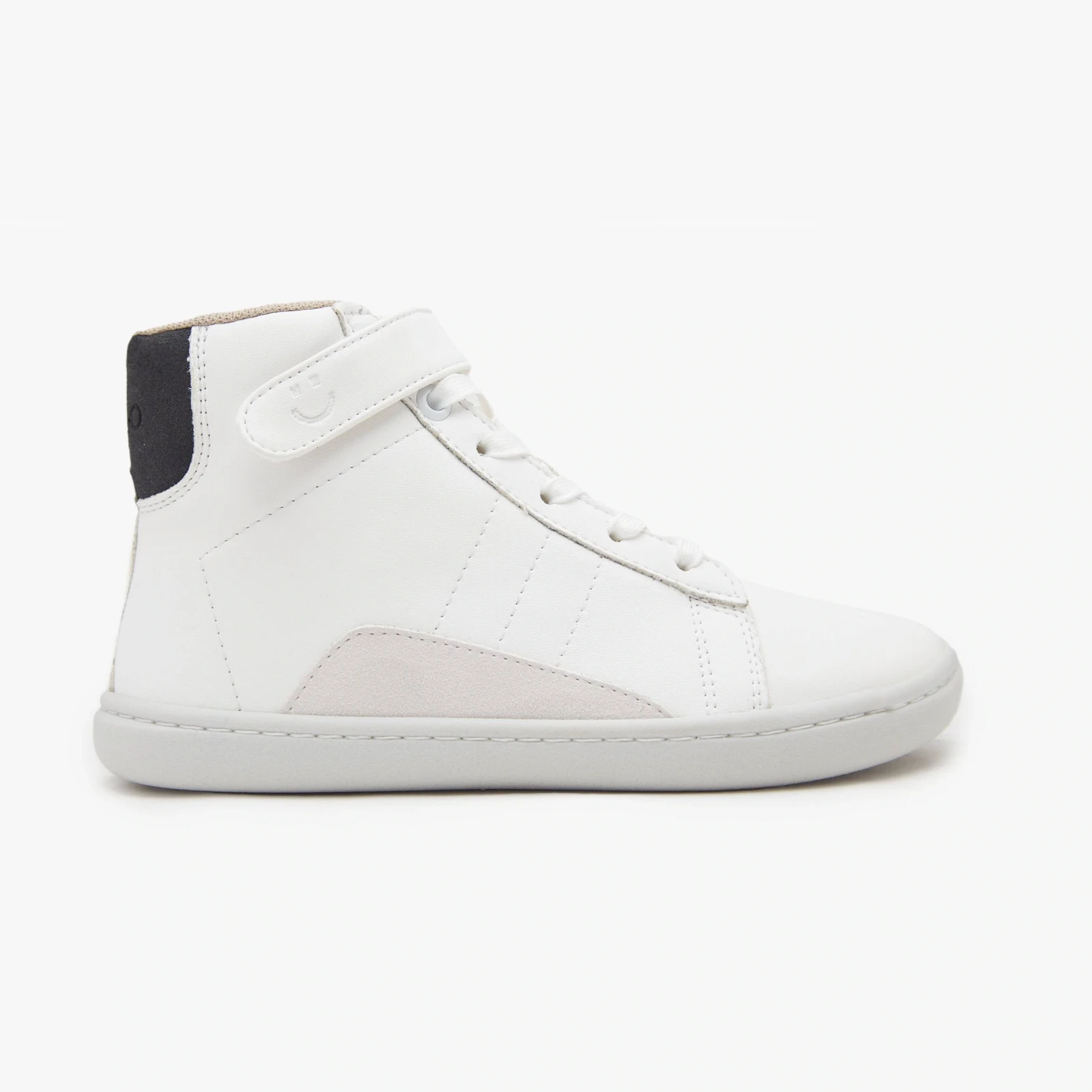 Босоногие кеды Origo High-Top Sneakers — белый с отделкой под замшу, фото 2