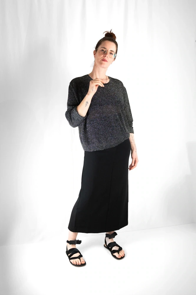 Босоногие сандалии Sambas the bambas Selene — чёрные, фото 4