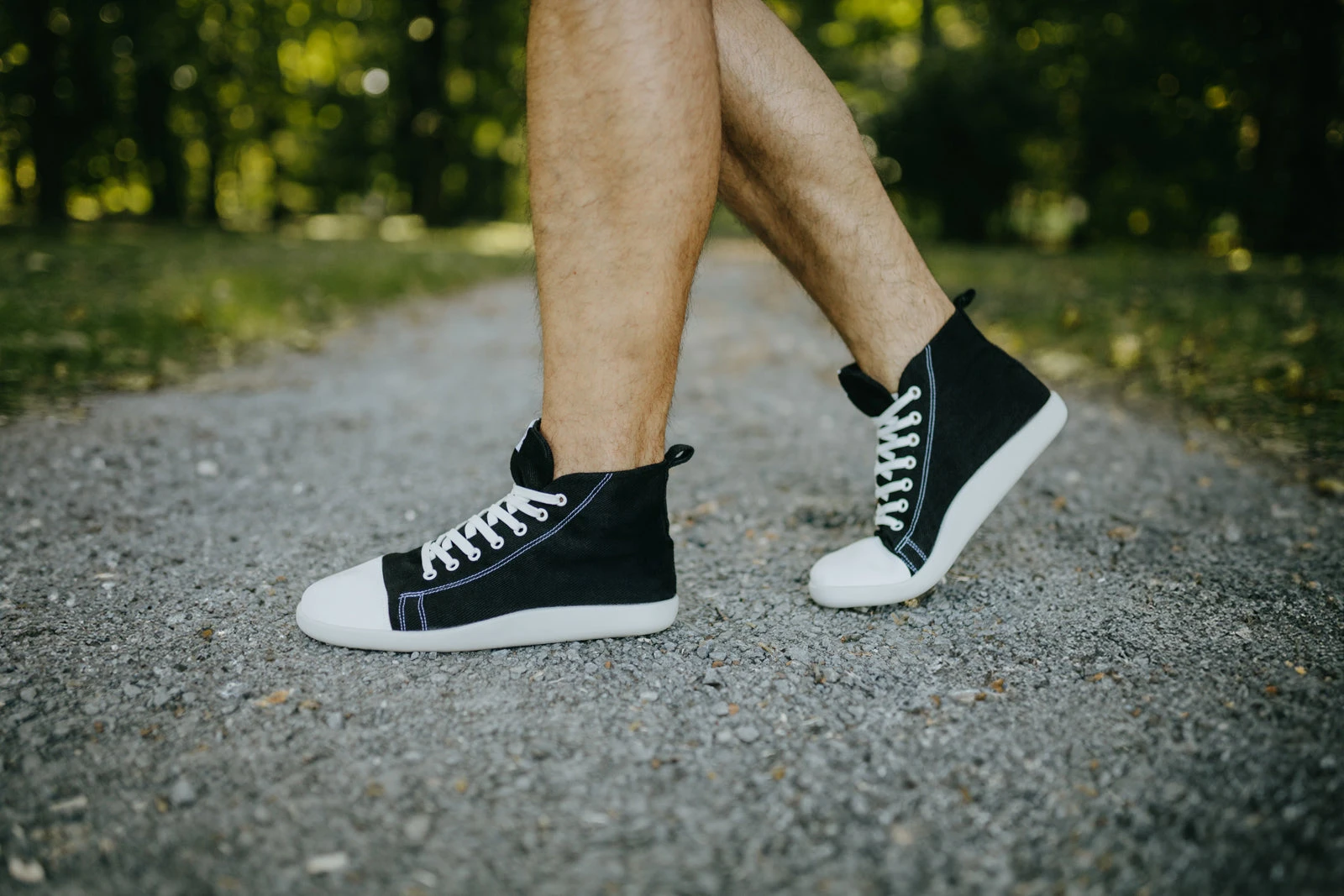 Кроссовки Ahinsa Street Hemp High-Top Barefoot — чёрный, фото 14