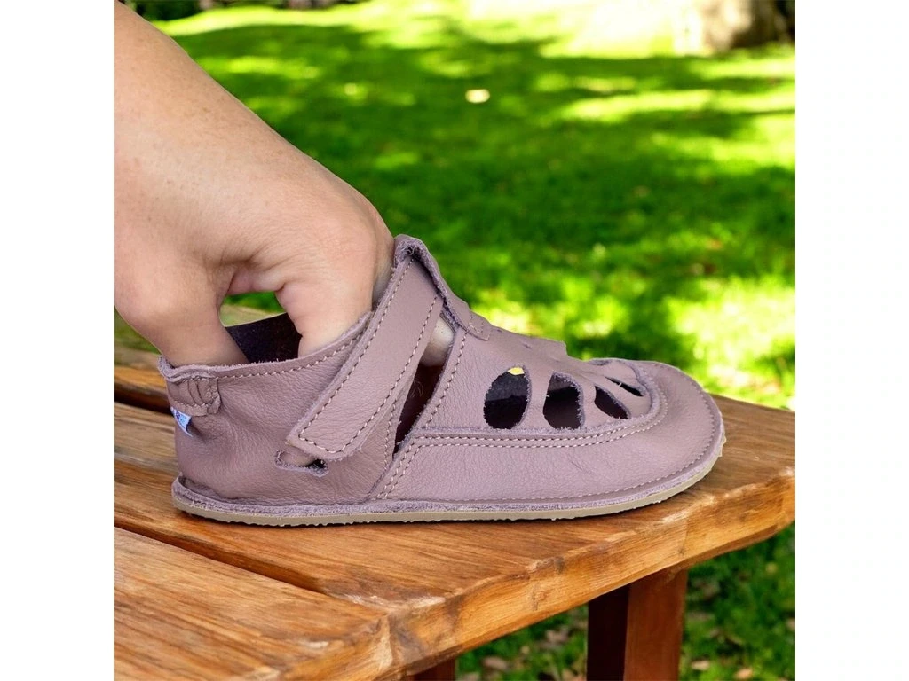Сандалии Baby Bare Summer Perforation — розовый, коричневый (детские)