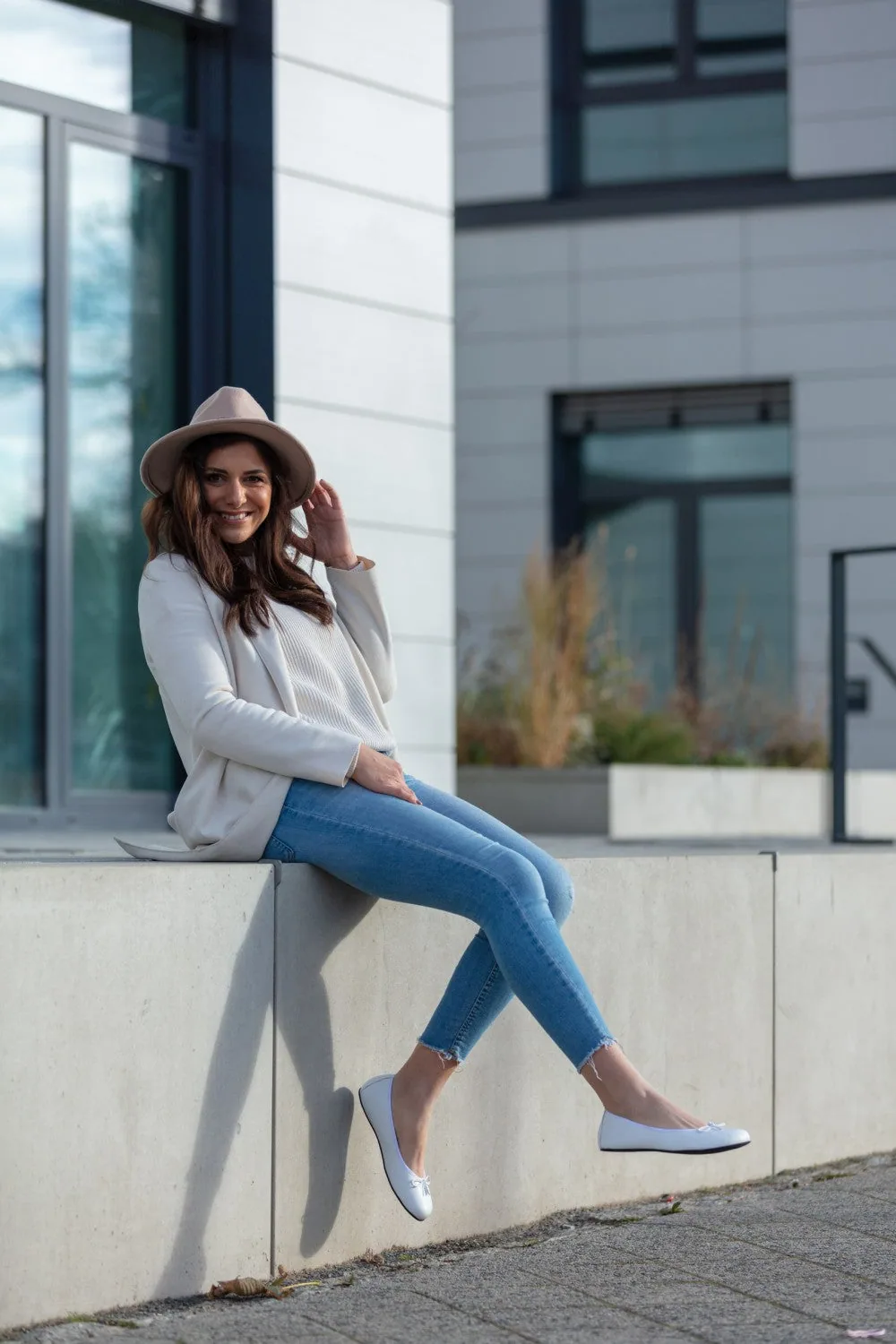 Женские балетки ZAQQ LOOQ White, фото 9