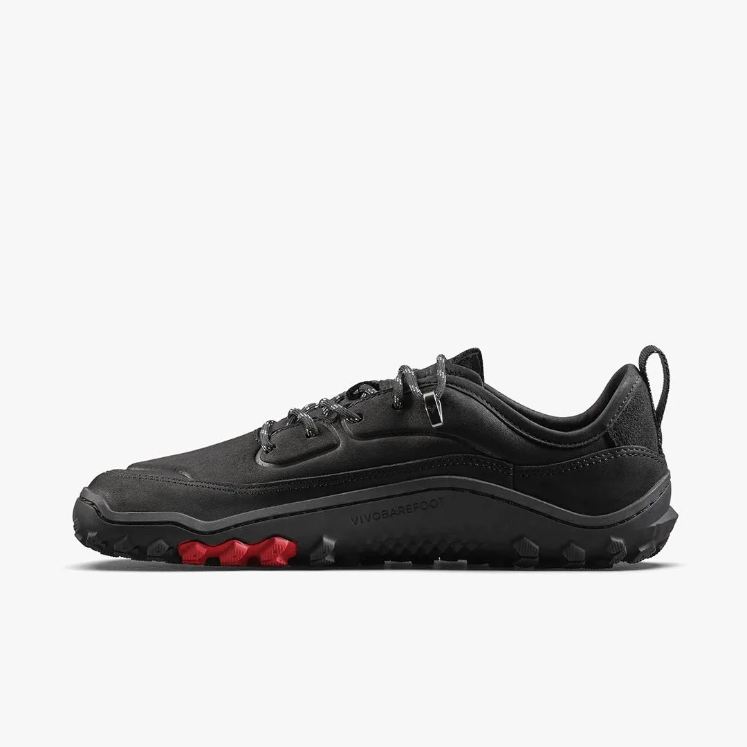 Кроссовки Vivobarefoot Tracker Leather AT Low II — женская модель, чёрный, фото 3