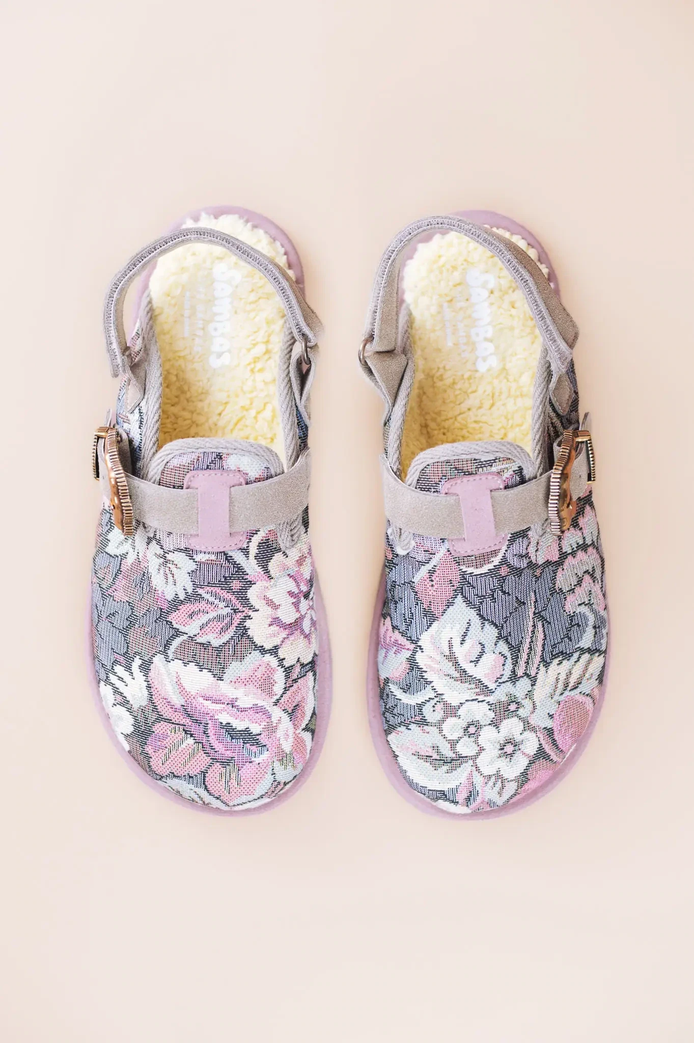 Босоногие сабо Sambas the bambas Folk — цветочный узор, фото 10